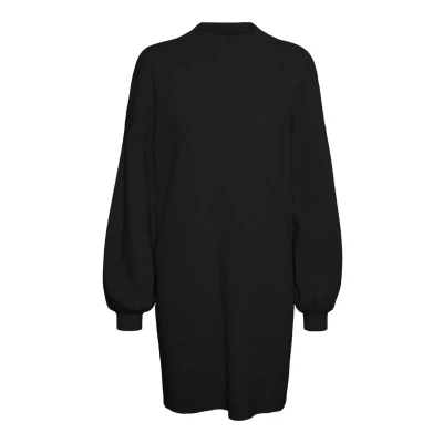 Obrázek Vero Moda Vmnancy Funnelneck Dress Pletené šaty, Ženy, Velikost: Large, Black