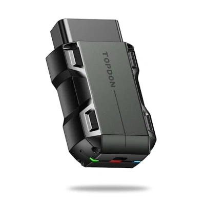 Obrázek TOPDON Topscan OBD2 diagnostický přístroj, aktivní test, Bluetooth adaptér s 8 resetovacími službami, nástroj OBDII, test motoru a výkonu vozidla, pro iPhone Android