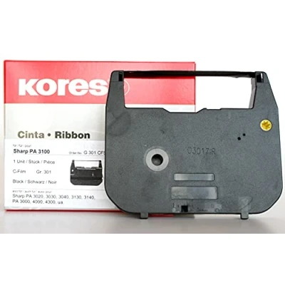 Obrázek Kores G301CFS barevná páska, C film černý pro model Sharp PA 3100