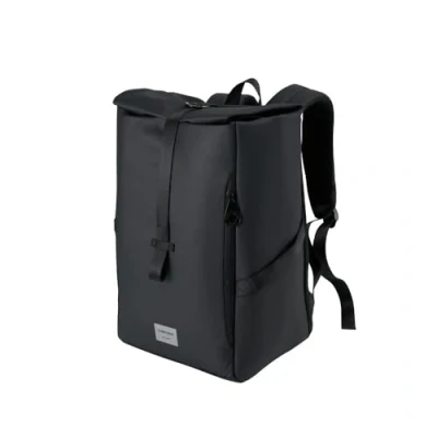 Obrázek Cabin Max ISEO Rolltop Rucksack, 40 x 20 25 cm Handgepäck für Ryanair 40x20x25, Rucksack Flugzeug, Reiserucksack Flugzeug Wasserfest (Recyceltes RPET)