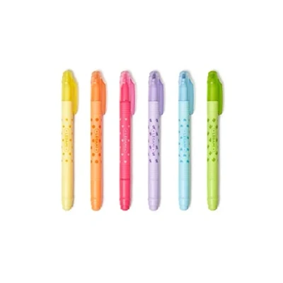 Obrázek Legami Set mit 6 radierbaren Textmarkern, Magic Highlighters, Doppelspitze zum Markieren und Radieren, für feine dicke Striche, in Gelb, Orange, Rot, Violett, Hellblau, Grün