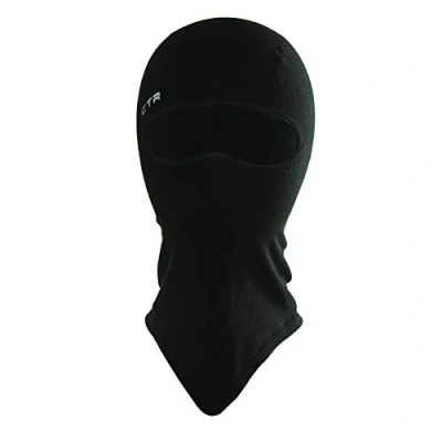 Obrázek Chaos tempest/Chinook Balaclava fleecová funkční maska pro dospělé, měkká teplá vhodná i pod helmu, sportovní maska, černá