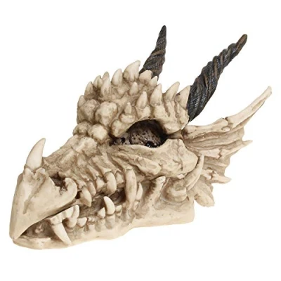 Obrázek Nemesis Now AL50057 Box s dračí lebkou, 15 cm, slonová kost