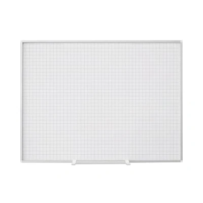 Obrázek Bi Office plánovač New Generation, magnetické Karierter povrch, 25 x mm Čtverečky, plánovací tabule s hliníkový rám a Stiftea Blage, 120 90 cm
