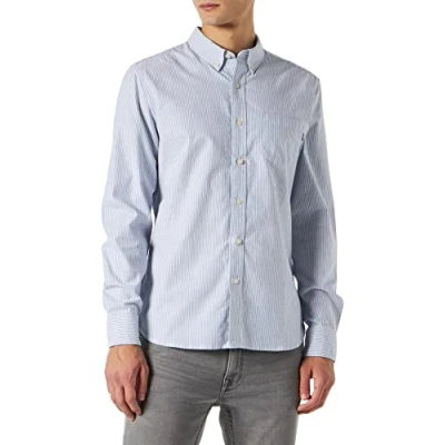 Obrázek Dockers Herren Stretch Oxford Shirt, Bengal Stripe Delft, M EU
